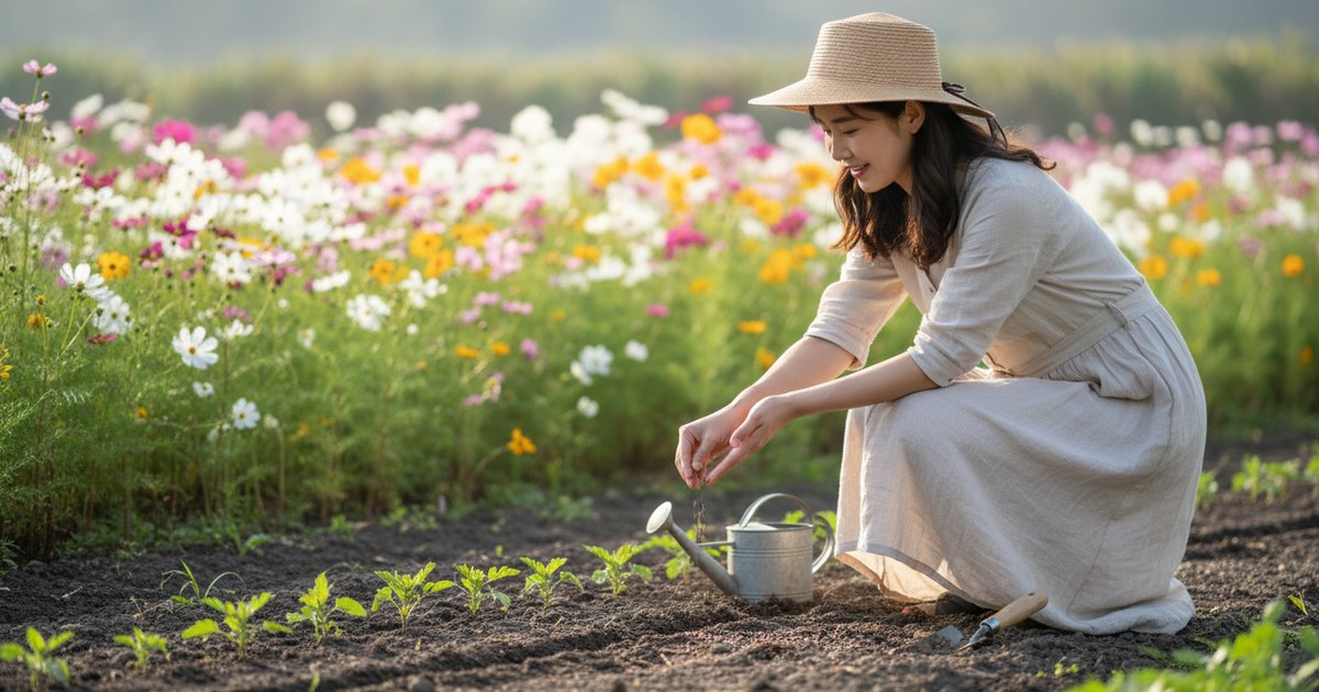 Semer des cosmos en pleine terre : le guide complet