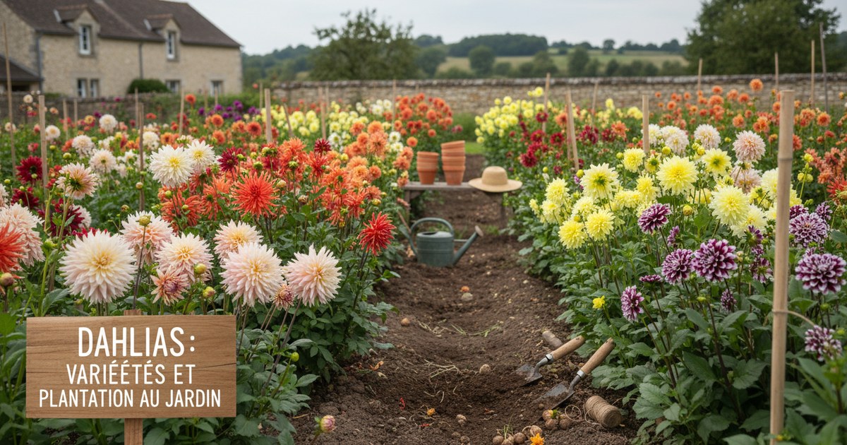 Dahlias : variétés et plantation au jardin